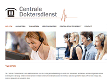 Tablet Screenshot of doktersdienst.info